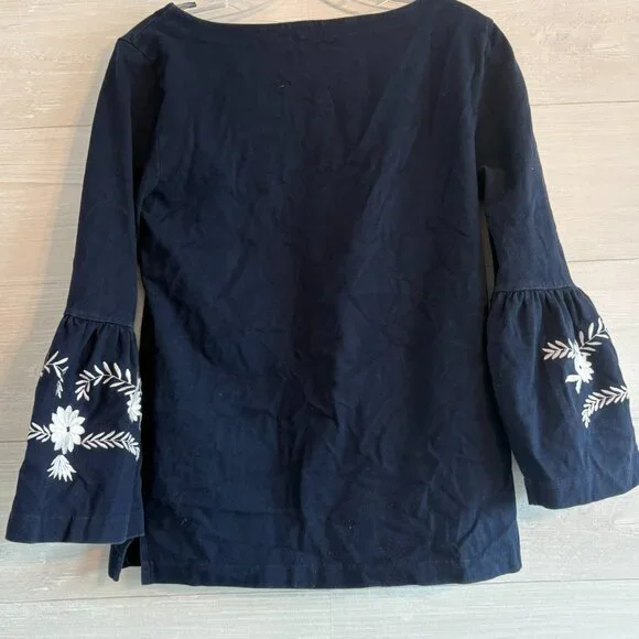 J Crew Embroidered Top - Picture 6 of 6